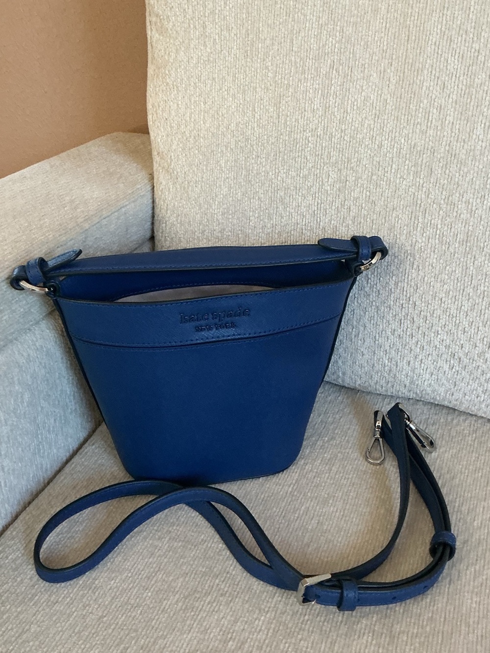 Kate Spade Cameron Saffiano Leather Small Bucket Bag